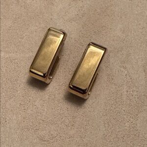 Fossil Gold Modern Earrings